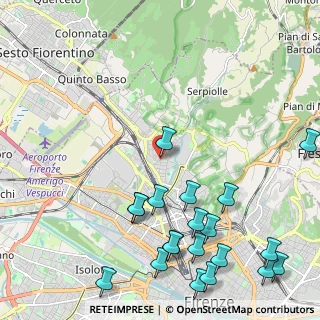 Mappa Via Nino Oxilia, 50141 Firenze FI, Italia (2.9555)