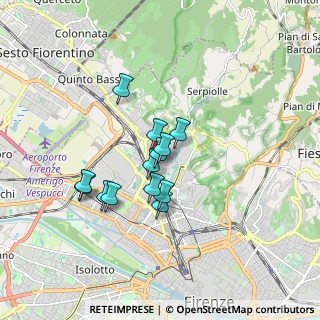 Mappa Via Nino Oxilia, 50141 Firenze FI, Italia (1.34077)