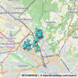 Mappa Via Nino Oxilia, 50141 Firenze FI, Italia (1.03083)
