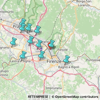 Mappa Via Nino Oxilia, 50141 Firenze FI, Italia (8.27091)