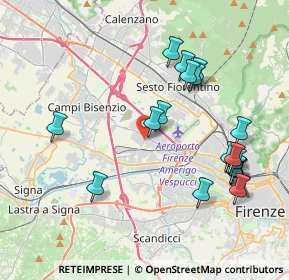 Mappa Via del Cantone, 50019 Firenze FI, Italia (4.25)