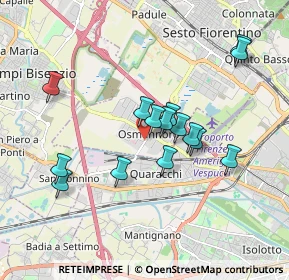 Mappa Via del Cantone, 50019 Firenze FI, Italia (1.67133)