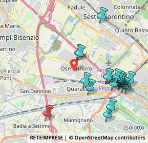 Mappa Via del Cantone, 50019 Firenze FI, Italia (2.29)