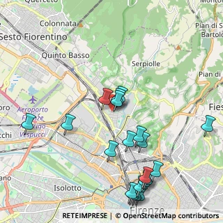 Mappa Via Gustavo Console, 50141 Firenze FI, Italia (2.502)