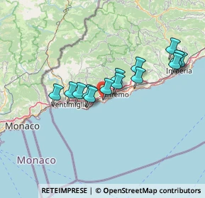 Mappa Strada Rotabile Capo Nero, 18038 Sanremo IM, Italia (12.29286)