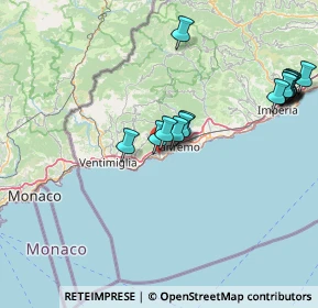 Mappa Strada Rotabile Capo Nero, 18038 Sanremo IM, Italia (17.5275)