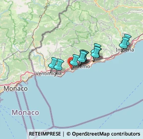 Mappa Strada Rotabile Capo Nero, 18038 Sanremo IM, Italia (9.40917)