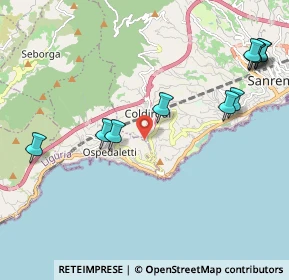 Mappa Strada Rotabile Capo Nero, 18038 Sanremo IM, Italia (2.56455)