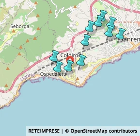 Mappa Strada Rotabile Capo Nero, 18038 Sanremo IM, Italia (1.86091)