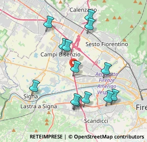 Mappa Autostrada del Sole, 50019 Firenze FI, Italia (3.95846)