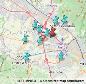 Mappa Autostrada del Sole, 50019 Firenze FI, Italia (2.68462)