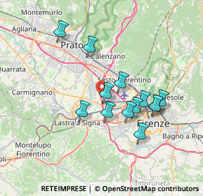 Mappa Autostrada del Sole, 50019 Firenze FI, Italia (6.45385)