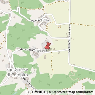 Mappa Via Comunale Pierini, 22, 55012 Capannori, Lucca (Toscana)