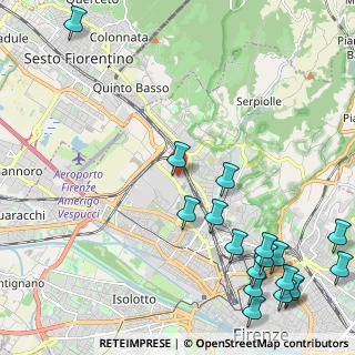 Mappa Via Giuseppe Pescetti, 50127 Firenze FI, Italia (3.20556)
