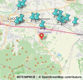 Mappa Via Don Aldo Mei, 55012 Capannori LU, Italia (5.14571)