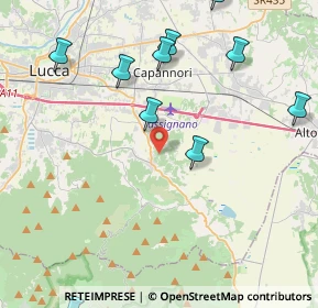 Mappa Via Don Aldo Mei, 55012 Capannori LU, Italia (5.56364)