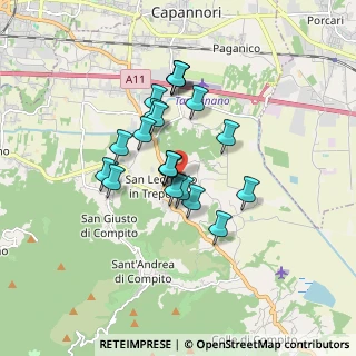 Mappa Via Don Aldo Mei, 55012 Capannori LU, Italia (1.3515)