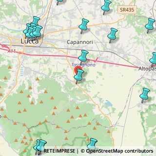 Mappa Via Don Aldo Mei, 55012 Capannori LU, Italia (7.147)