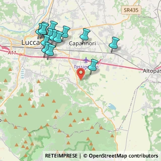 Mappa Via Don Aldo Mei, 55012 Capannori LU, Italia (4.89143)