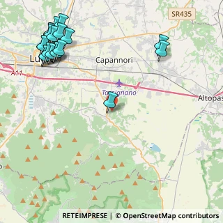 Mappa Via Don Aldo Mei, 55012 Capannori LU, Italia (6.288)