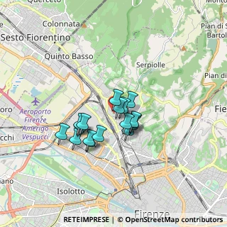 Mappa Via Vittorio Locchi, 50127 Firenze FI, Italia (1.24176)
