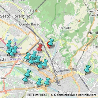 Mappa Via Vittorio Locchi, 50127 Firenze FI, Italia (2.8045)