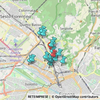 Mappa Via Vittorio Locchi, 50127 Firenze FI, Italia (1.2275)