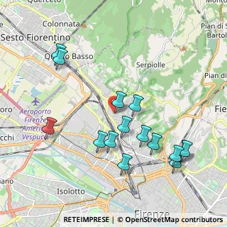 Mappa Via Vittorio Locchi, 50127 Firenze FI, Italia (2.192)