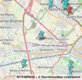 Mappa Via Ettore Majorana, 50019 Sesto Fiorentino FI, Italia (3.44727)