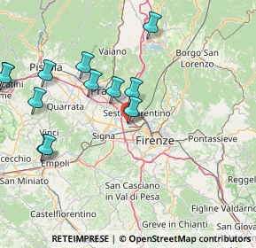 Mappa Via Ettore Majorana, 50019 Sesto Fiorentino FI, Italia (18.3275)