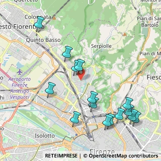 Mappa Via delle Panche, 50012 Firenze FI, Italia (2.454)