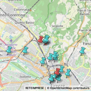 Mappa Via delle Panche, 50012 Firenze FI, Italia (2.478)