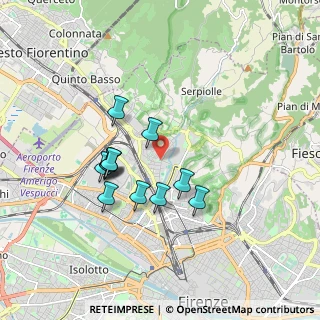 Mappa Via delle Panche, 50012 Firenze FI, Italia (1.555)