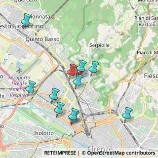Mappa Via delle Panche, 50012 Firenze FI, Italia (2.04909)