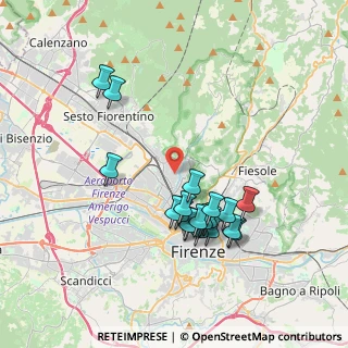 Mappa Via delle Panche, 50012 Firenze FI, Italia (3.67211)
