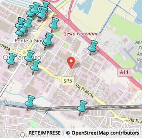 Mappa Via Alfred Nobel, 50019 Sesto Fiorentino FI, Italia (0.7375)