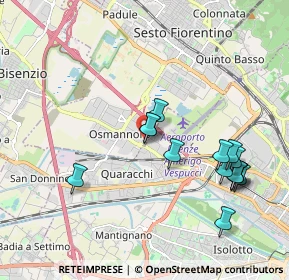 Mappa Via Alfred Nobel, 50019 Sesto Fiorentino FI, Italia (2.02929)