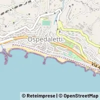 Hartă Ospedaletti