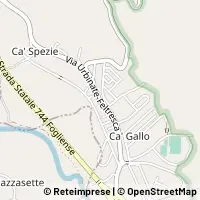 Kartta Montecalvo in Foglia