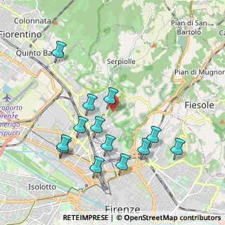 Mappa Via del Pergolino, 50139 Firenze FI, Italia (2.07077)