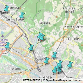 Mappa Via del Pergolino, 50139 Firenze FI, Italia (2.97786)