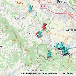 Mappa Via dello Sport, 59015 Carmignano PO, Italia (5.38364)