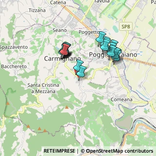 Mappa Via dello Sport, 59015 Carmignano PO, Italia (1.6255)