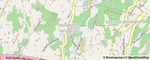 Mappa Bordighera
