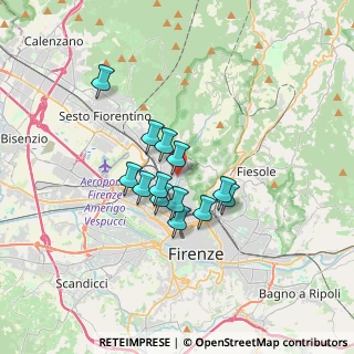 Mappa Via Giulio Caccini, 50134 Firenze FI, Italia (2.46692)