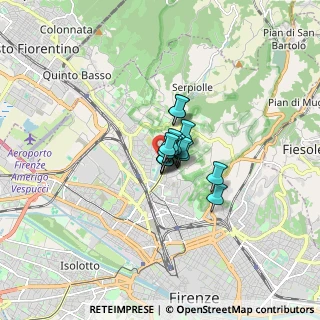 Mappa Via Giulio Caccini, 50134 Firenze FI, Italia (0.62875)