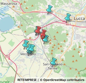 Mappa Via R. Grieco, 56017 San Giuliano Terme PI, Italia (3.15273)