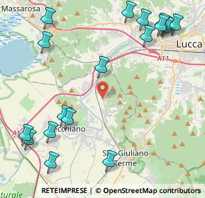 Mappa Via R. Grieco, 56017 San Giuliano Terme PI, Italia (5.90222)