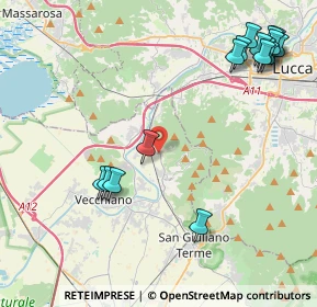 Mappa Via R. Grieco, 56017 San Giuliano Terme PI, Italia (5.565)