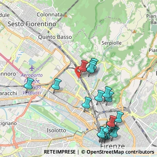 Mappa Via delle Tre Pietre, 50141 Firenze FI, Italia (2.583)